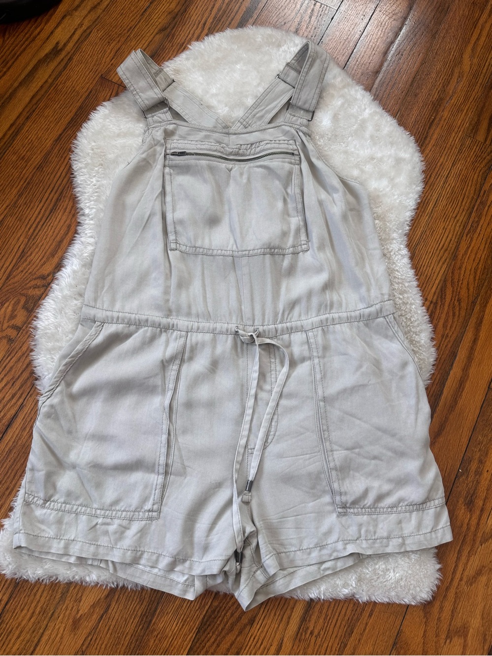 Free People Basically Backless Shortall Overalls Size S